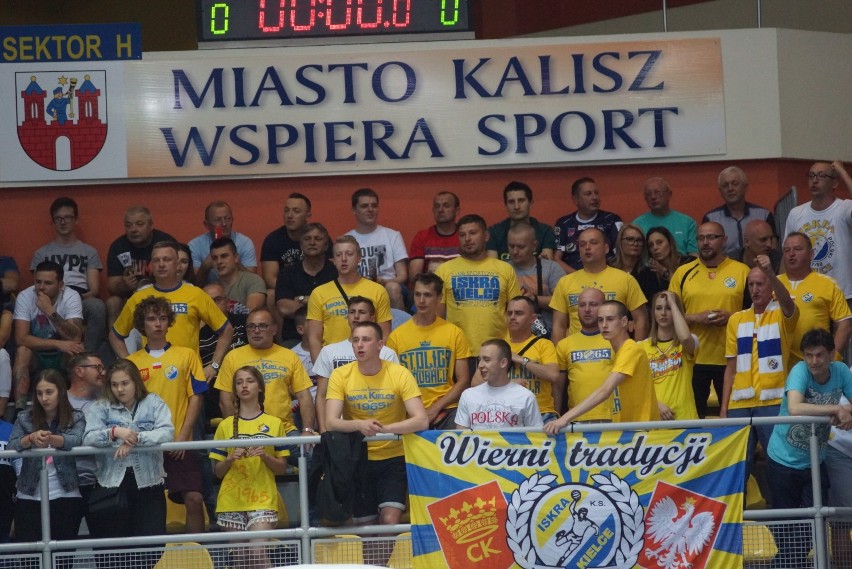 Kibice Energa MKS Kalisz podczas meczu z PGE VIVE Kielce