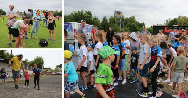 Piknik rodzinny i zawody sportowe w Aleksandrowie Kujawskim zorganizowane przez grupę lekkoatletyczną Orlęta.