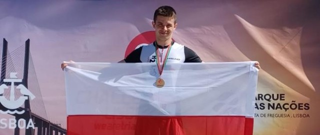 St. asp. Łukasz Krieger zdobył tytuł mistrza świata w triathlonie