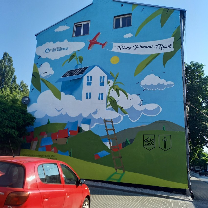 Pierwszy antysmogowy mural w Polsce mamy w centrum Zduńskiej...