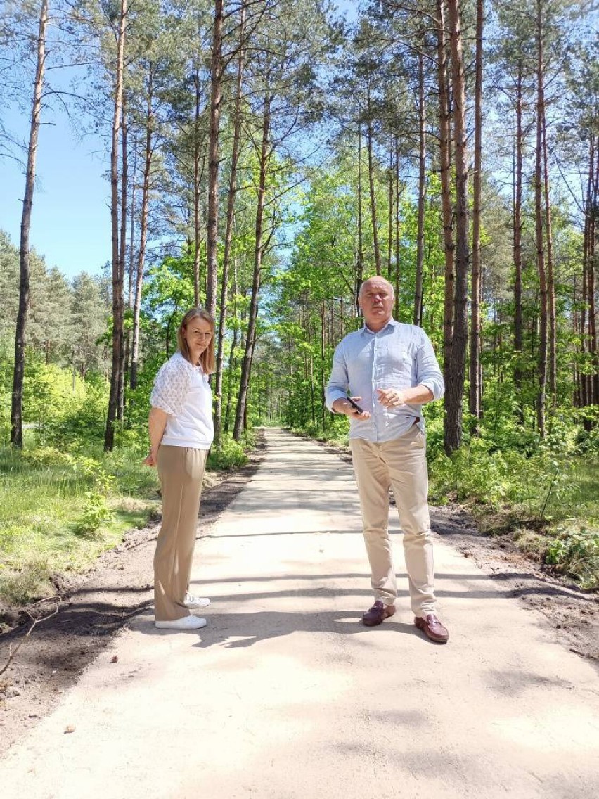 Nowa ścieżka rowerowa w gminie Żarki. Zakończono pierwszy etap budowy