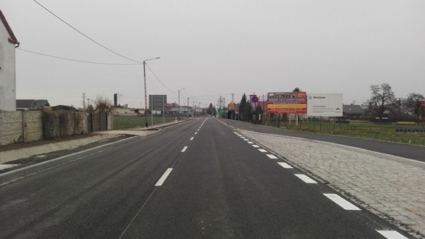 Droga krajowa 45 na odcinku Reńska Wieś - Większyce po remoncie