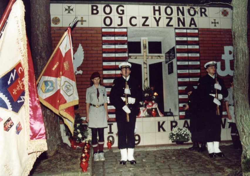 Uroczystość na sopockiej Kwaterze Armii Krajowej, 2002 r.