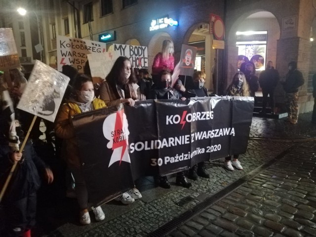Piątkowy protest w Kołobrzegu
