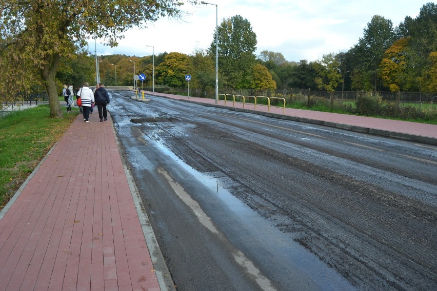 Remont alei Niepodległości w Lęborku