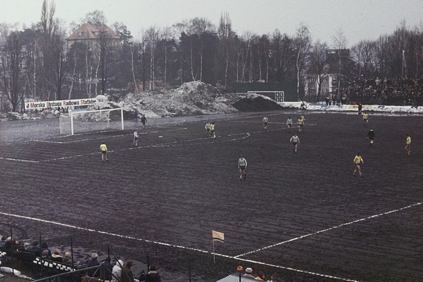 Stadion przy Ejsmonda 1979 rok.