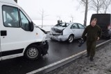 Gmina Człuchów. Groźnie wyglądające zdarzenie drogowe na berlince