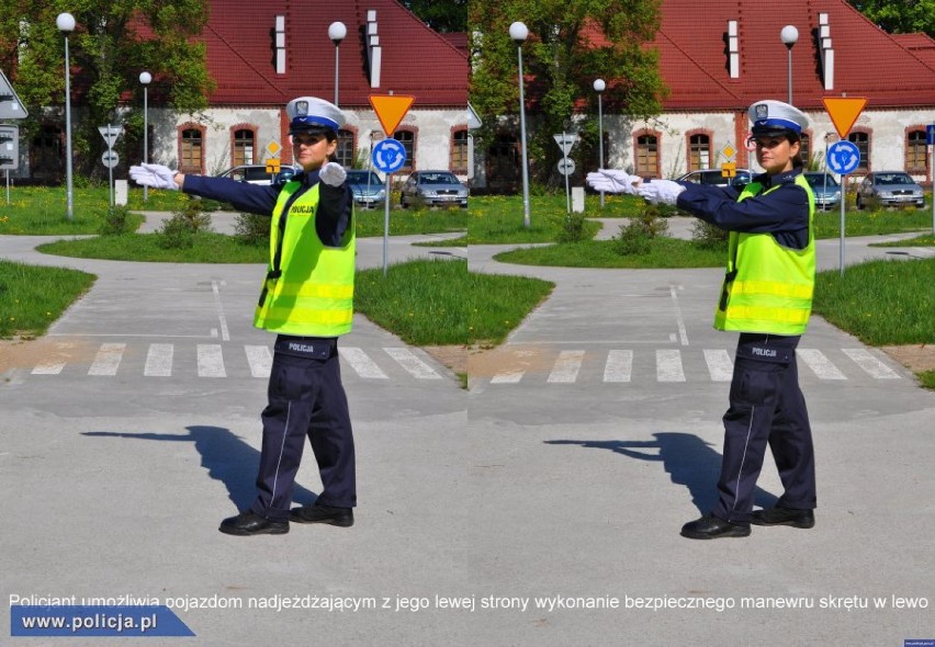 Łomża. Zbliża się Dzień Wszystkich Świętych. Warto przypomnieć jak się zachować, gdy policjant kieruje ruchem? 