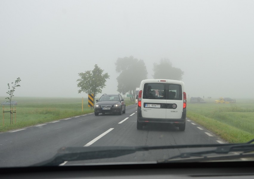 Wypadek na drodze nr 91 Piotrków - Rozprza na skrzyżowaniu...