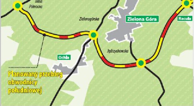 Południowa obwodnica miasta będzie liczyła 12,7 km. Szerokość jezdni wyniesie 7 m (plus dwa pobocza 0,5 m). Na trasie znajdą się cztery przejścia gospodarcze, powstaną cztery ronda