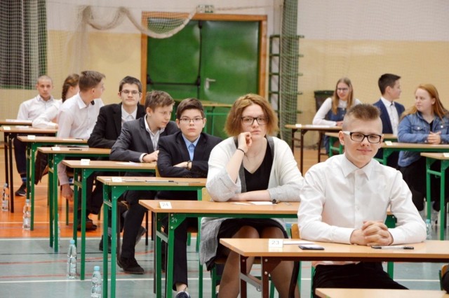 Sprawdzian z matematyki uczniów klas ósmych w SP nr 2 w Łowiczu
