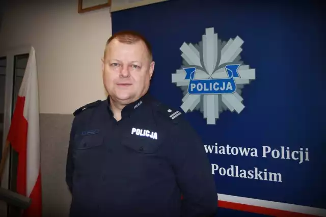 Podinspektor Leszek Krawiec przepracował w mundurze ponad 24 lata
