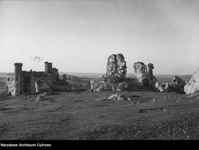 Ruiny zamku Ogrodzienieckiego w Podzamczu. Zdjęcia z lat 1914-1934. 

Zobacz kolejne plansze. Przesuwaj zdjęcia w prawo - naciśnij strzałkę lub przycisk NASTĘPNE