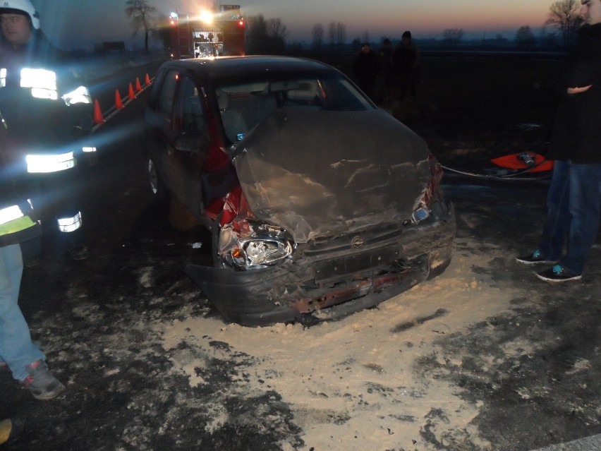 Wypadek w Sułkowie. 6 osób poszkodowanych
