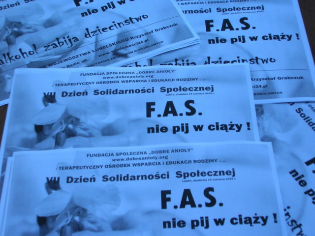 Ulotki informacyjne o F.A.S. w ramach DSS.