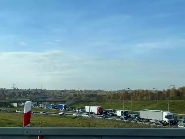 Korki na A4 Kraków - Rzeszów, 29 października