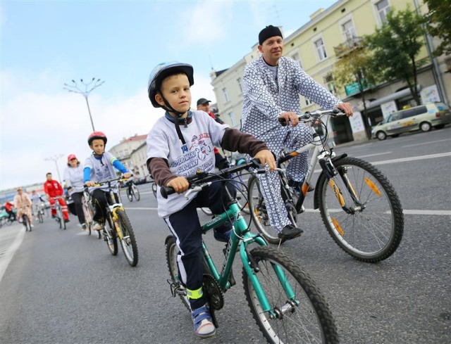 W Piotrkowie kilka razy w roku organizowane są rajdy rowerowe