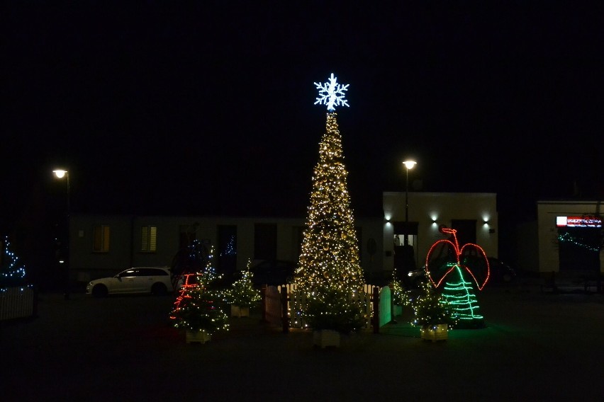 Bożonarodzeniowe dekoracje w Lipnie