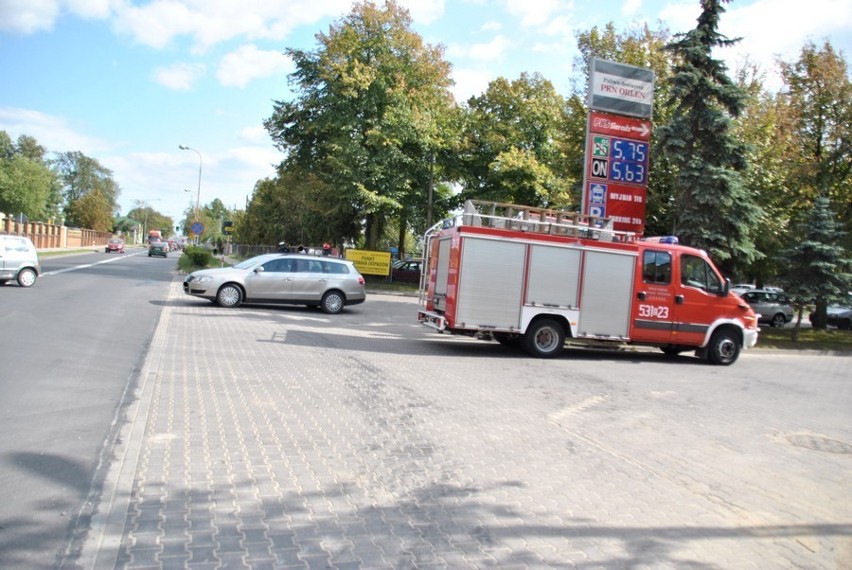 Sieradz: Potrącony motocyklista w szpitalu