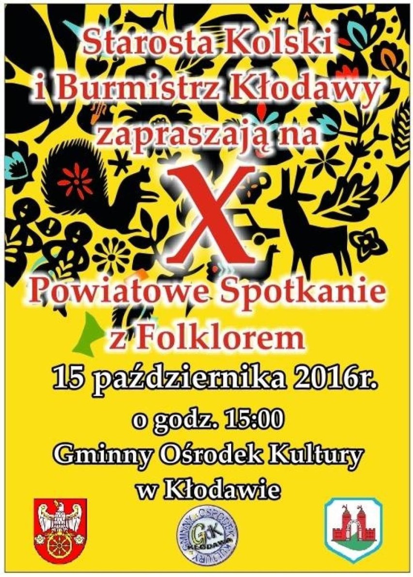 X Powiatowe Spotkanie z Folklorem
15 października...