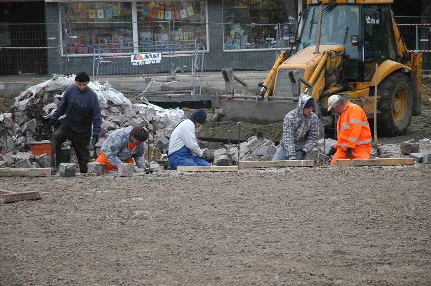 Sztum w budowie. Plac Wolności się zmienia