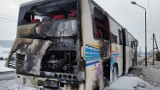 Pożar autobusu, którym podróżowali krotoszynianie [ZDJĘCIA]
