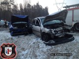 Wypadek pod Bolesławcem. Pięć osób rannych [zdjęcia]