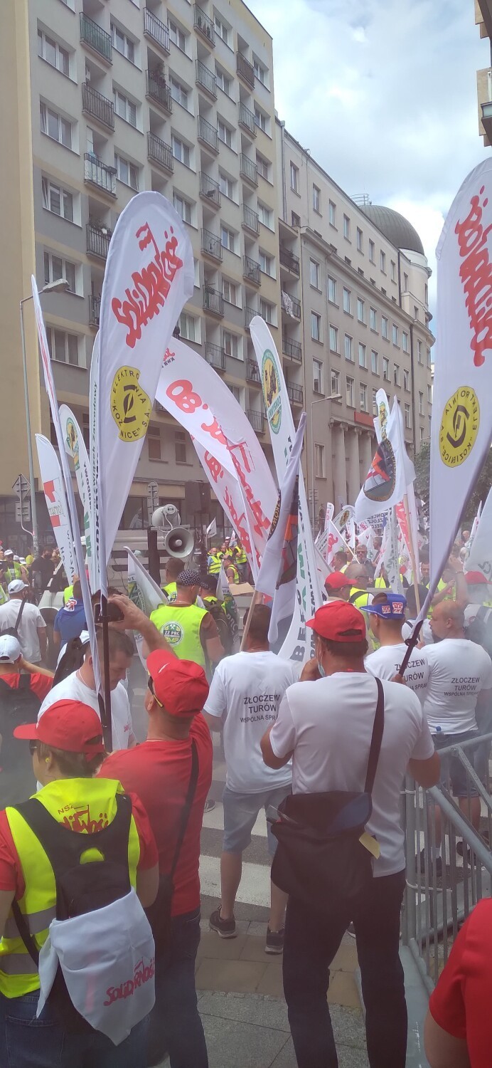 Manifestacja w obronie polskiej energetyki odbyła się też w...