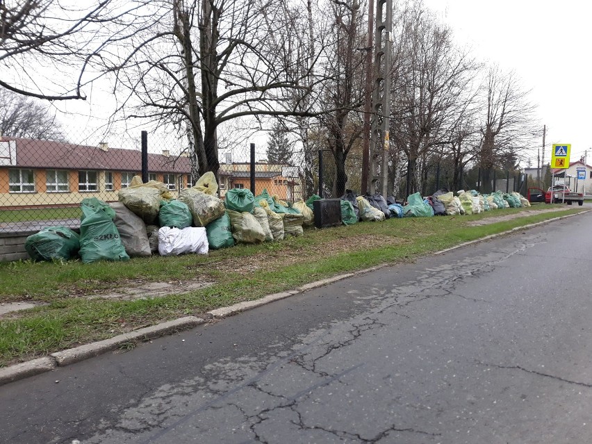 Sprzątanie Gródkowa przyniosło świetne efekty