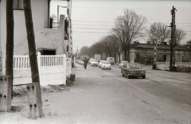 Szlaban na ulicy Wojska Polskiego w Sieradzu