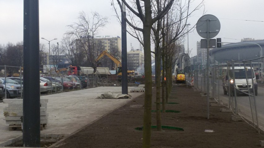 Przebudowa centrum Katowic - remont alei Korfantego