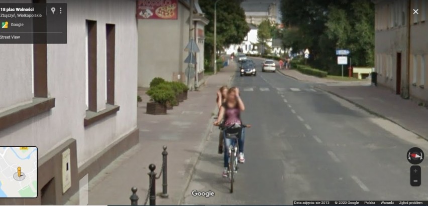 Gmina Zbąszyń: Przyłapani przez Google Street View. Zbąszynianie na skuterze i rowerze. Sprawdź, czy dałeś się przyłapać! [Zdjęcia]