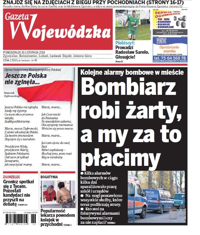 Gazeta Wojewódzka 10.11 - 17.11