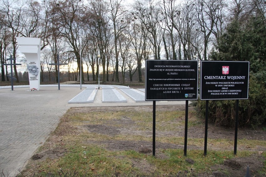 W Złotowie zakończono prace remontowe na Cmentarzu Wojennym