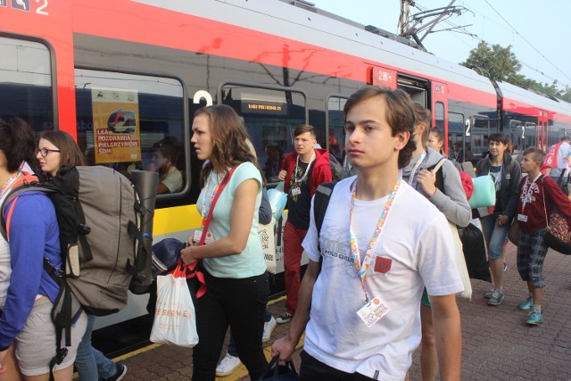 Światowe Dni Młodzieży 2016, ostatni pociąg zawiózł pielgrzymów z Łodzi do Krakowa w piątek, 29 lipca