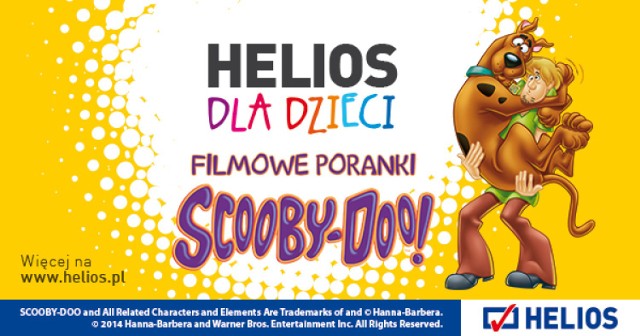 Filmowe Poranki ze Scooby Doo w Heliosie!
