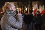 Manifestacja "Stop segregacji sanitarnej" odbyła się w centrum Bełchatowa