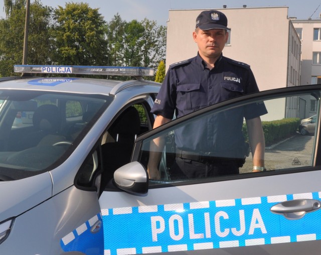 St. asp. Tomasz Surtel służby w policji od 25 listopada 2003r.