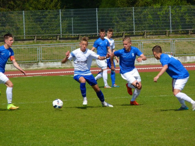 W meczu Ligi Makroregionalnej, juniorzy młodsi Bałtyku Koszalin ulegli Lechowi Poznań 0:1