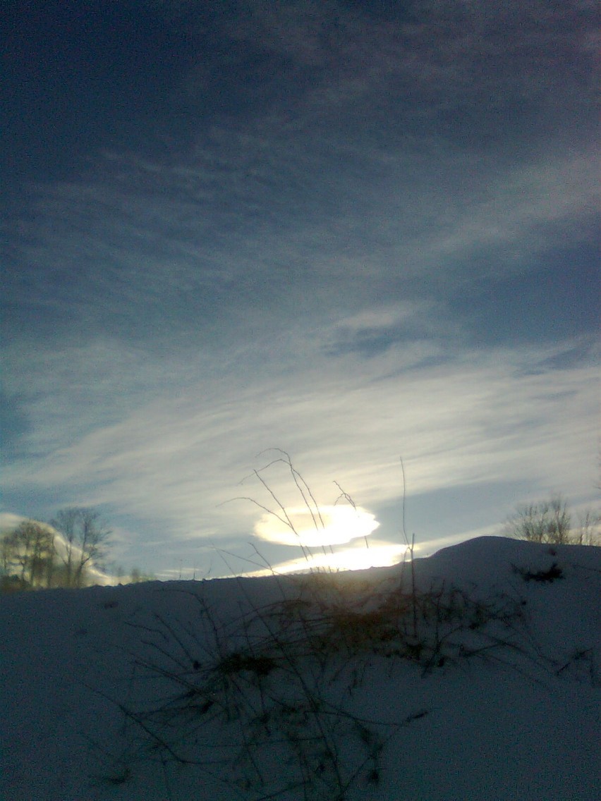 Zaćmienie słońca 04.01.2011-Zakopane