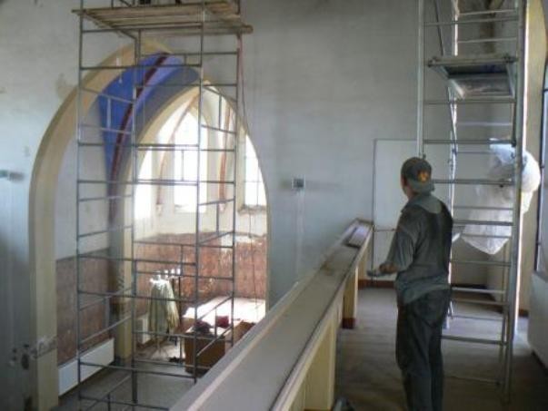 Trwa remont kościoła w Miłosławiu