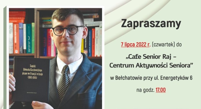 Promocja odbędzie się w „Cafe Senior Raj - Centrum Aktywności Seniora” ul. Energetyków 6 w Bełchatowie