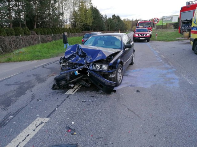 Wypadek w Maruszy pod Grudziądzem. Są duże utrudnienia w ruchu