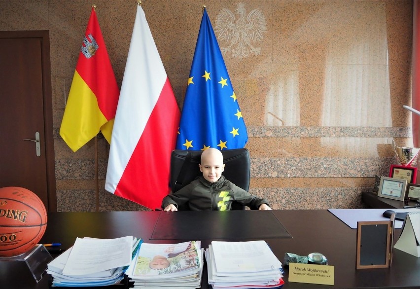 4 maja Kacper Teszner spotkał się z prezydentem Włocławka w...