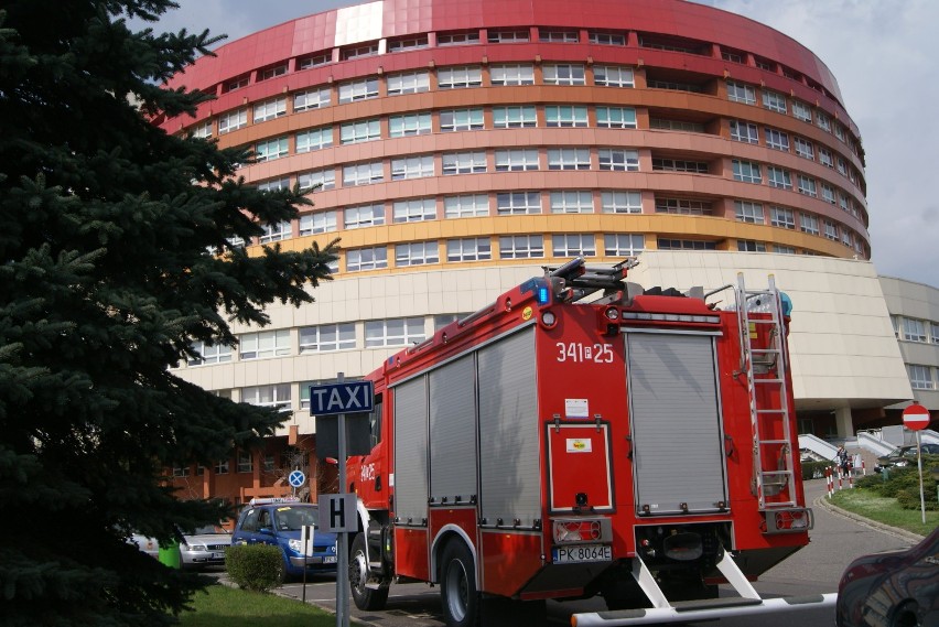 Alarm pożarowy w kaliskim szpitalu