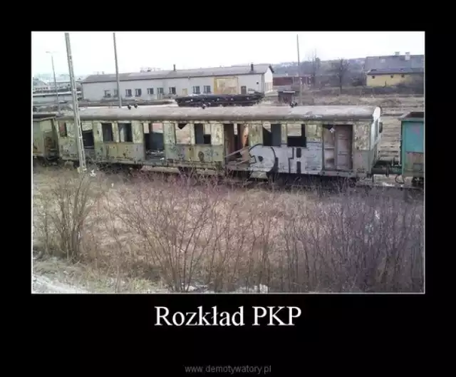 Demotywatory o PKP