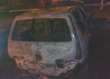 Pożar w Skarżysku- Kamiennej. Spłonął samochód [zdjęcia]