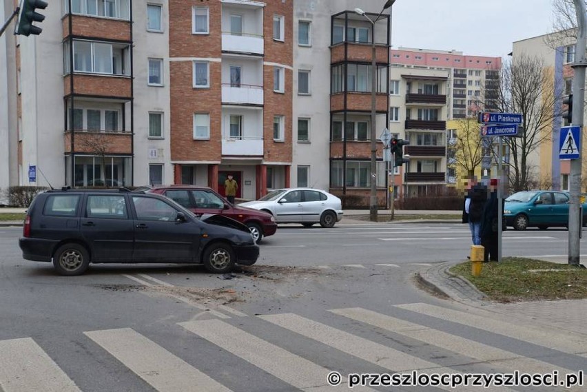 Wypadek przy ul. Piaskowej w Puławach