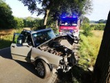 Wypadek drogowy pomiędzy Jaczkowem i Witkowem w gminie Czarny Bór [ZDJĘCIA]