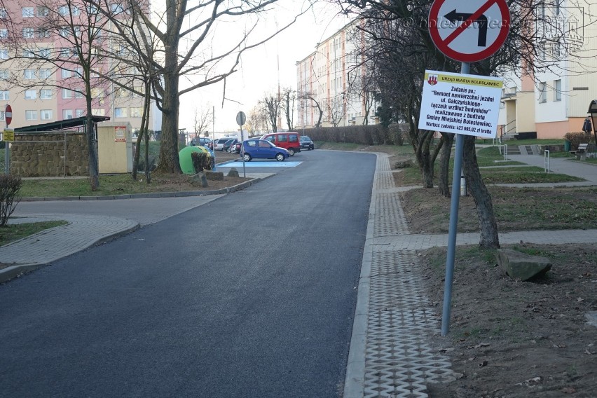 Remont jezdni przy ul. Gałczyńskiego zakończony